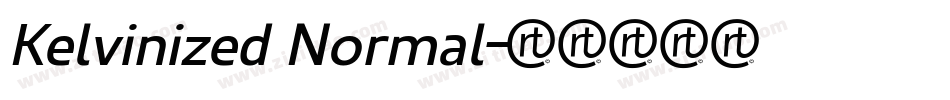 Kelvinized Normal字体转换